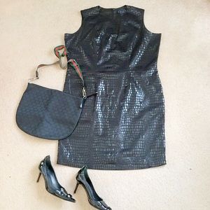 GORGEOUS BLACK SELENE SPORT COCKTAIL DRESS 1X EUC